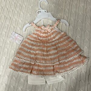 New with tags, baby girl, Tommy Bahama six months two piece outfit